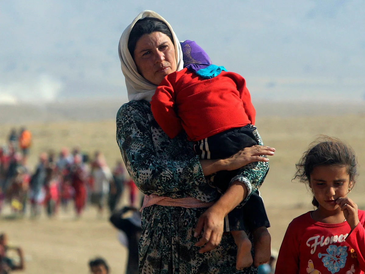 US led operation set free A Yazidi women from ISIS